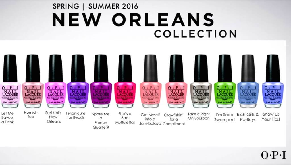 OPI new orleans våren 2016